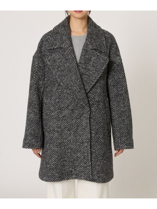 楽天市場】【SALE／30%OFF】ヘリンボーンミドルコート BABYLONE 