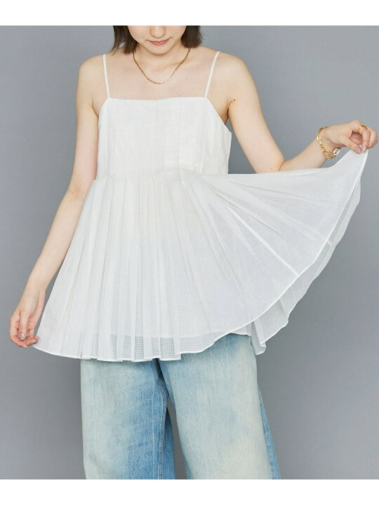 楽天市場】【SALE／57%OFF】オーガンジーチェックキャミ BABYLONE 