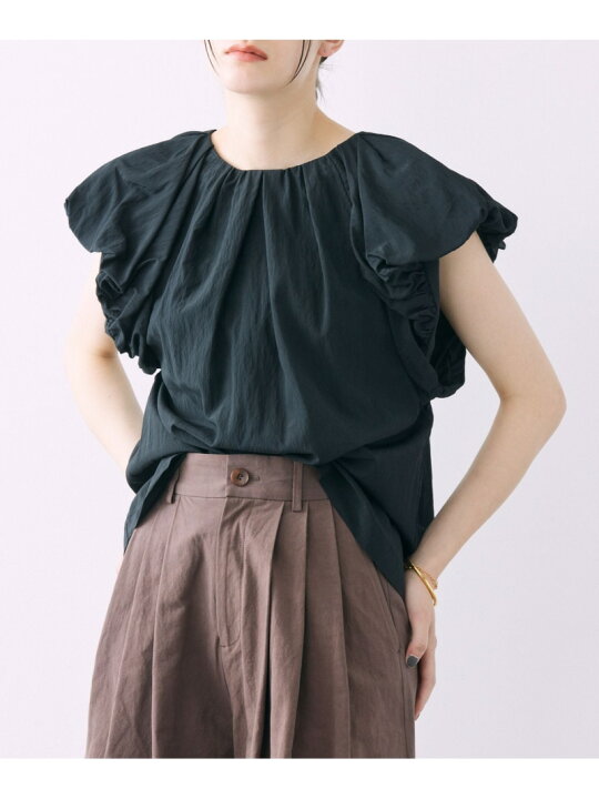 楽天市場】【SALE／60%OFF】ナイロンバルーンスリーブブラウス 