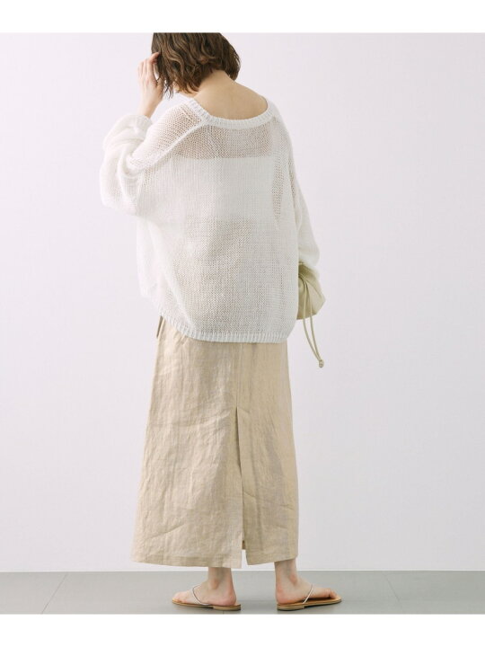 楽天市場】【SALE／40%OFF】リネンオーバーVネックプルオーバー 