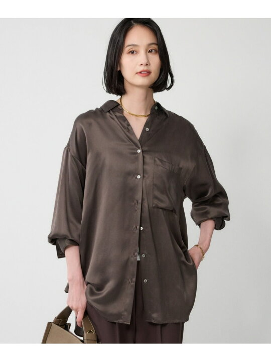 楽天市場】【SALE／40%OFF】ウォッシャブルシルクレーヨンシャツ 