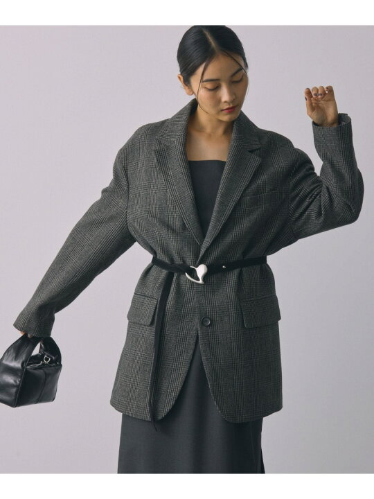 楽天市場】【SALE／30%OFF】グレンチェックオーバージャケット
