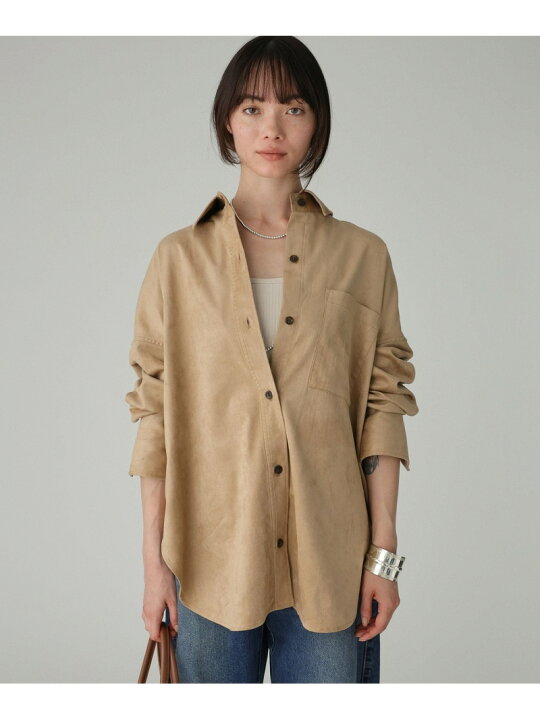 楽天市場】【SALE／30%OFF】フェイクスエードオーバーシャツ BABYLONE 