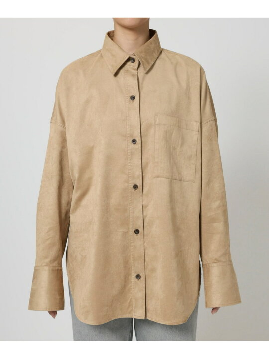 楽天市場】【SALE／30%OFF】フェイクスエードオーバーシャツ BABYLONE 
