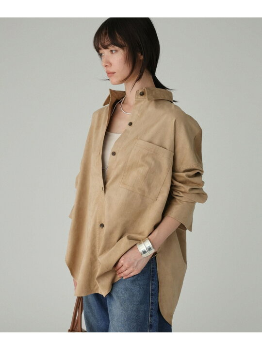 楽天市場】【SALE／30%OFF】フェイクスエードオーバーシャツ BABYLONE 