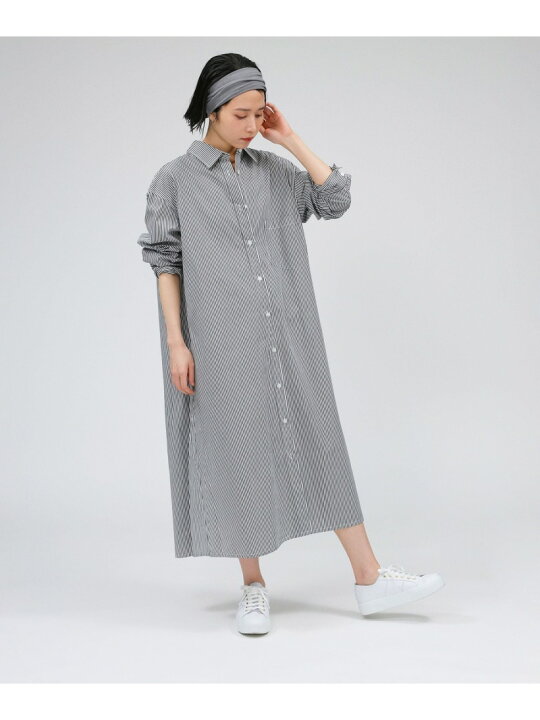 楽天市場】【SALE／60%OFF】ストライプシャツワンピース BABYLONE 