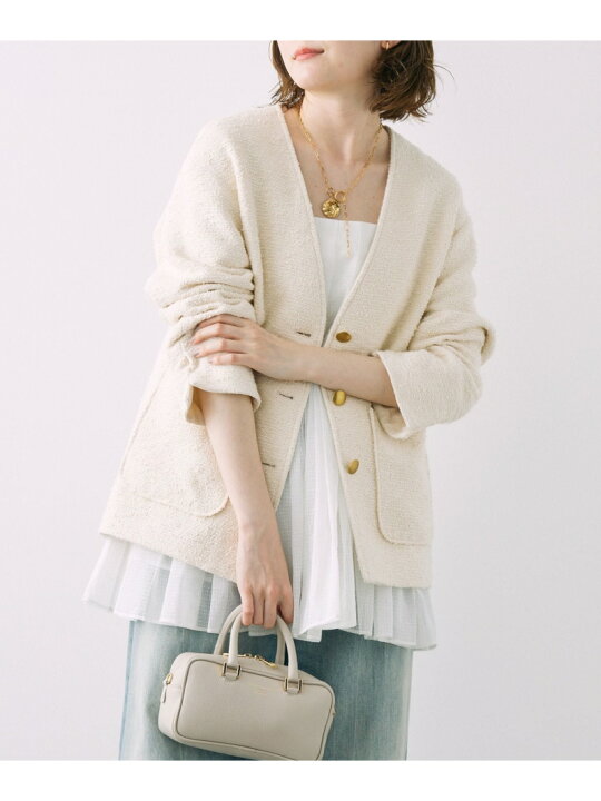 楽天市場】【SALE／62%OFF】ツイードノーカラージャケット BABYLONE 