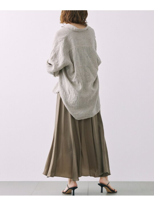 楽天市場】【SALE／30%OFF】キュプラスリットフレアスカート BABYLONE  