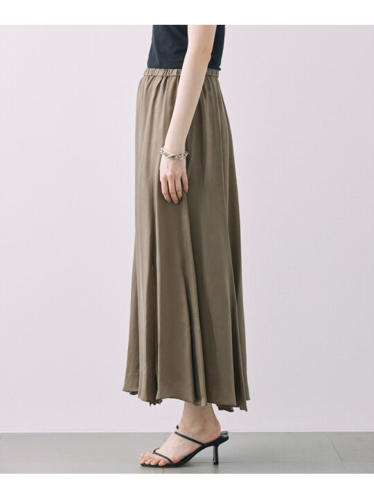 楽天市場】【SALE／30%OFF】キュプラスリットフレアスカート BABYLONE  