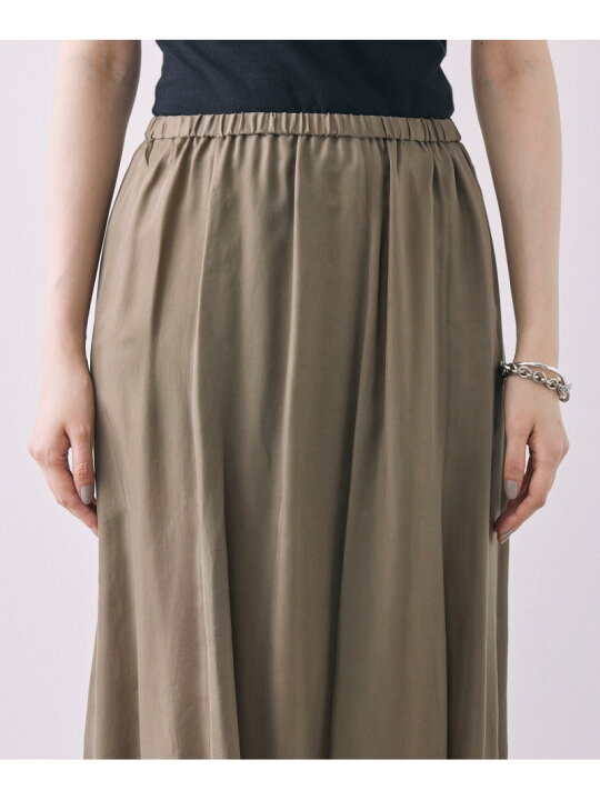 楽天市場】【SALE／30%OFF】キュプラスリットフレアスカート BABYLONE  