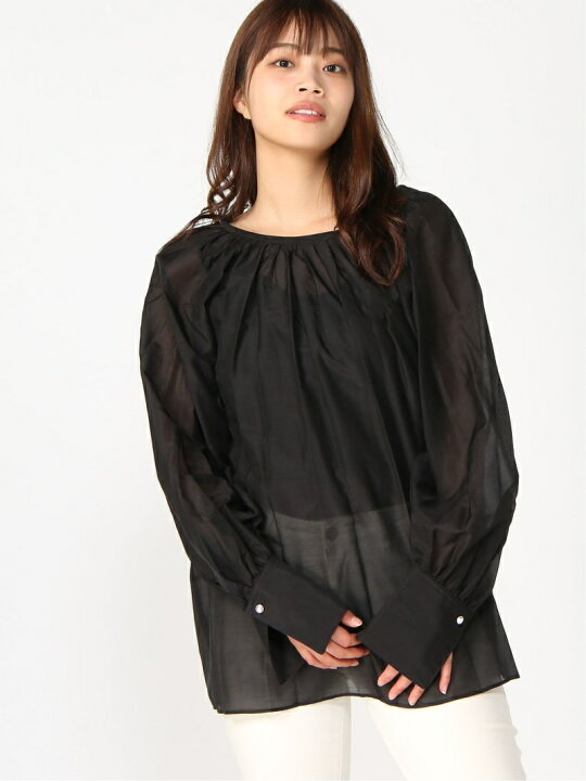 楽天市場】【SALE／60%OFF】コットンシルクローンブラウス BABYLONE 