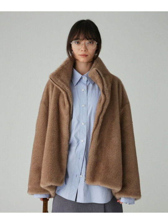 楽天市場】【SALE／20%OFF】ファーショートコート BABYLONE バビロン 
