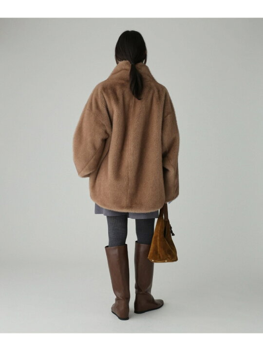 楽天市場】【SALE／20%OFF】ファーショートコート BABYLONE バビロン 