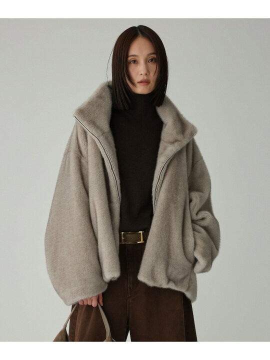 楽天市場】【SALE／20%OFF】ファーショートコート BABYLONE バビロン 