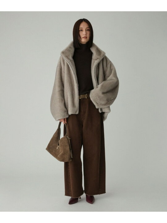楽天市場】【SALE／20%OFF】ファーショートコート BABYLONE バビロン