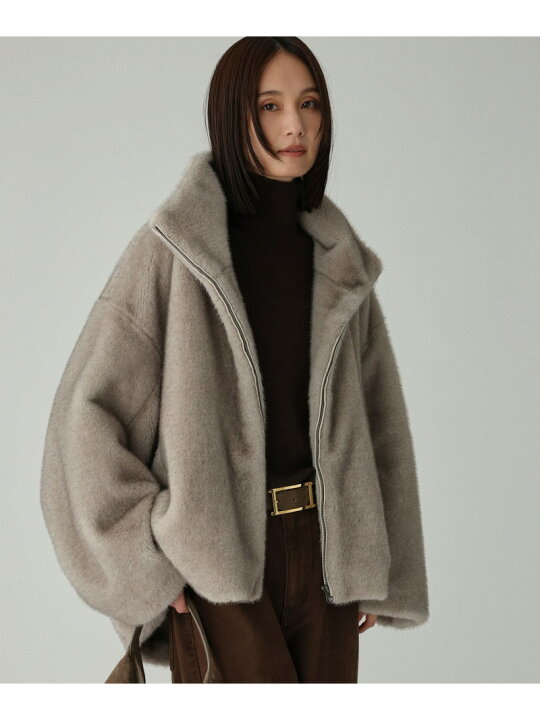 楽天市場】【SALE／20%OFF】ファーショートコート BABYLONE バビロン 