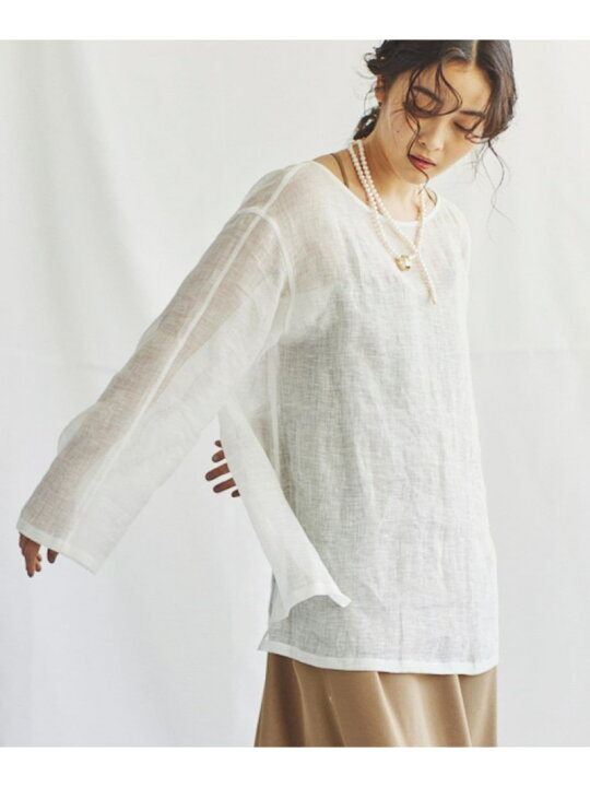 楽天市場】【SALE／40%OFF】カラミメッシュボートネックブラウス 
