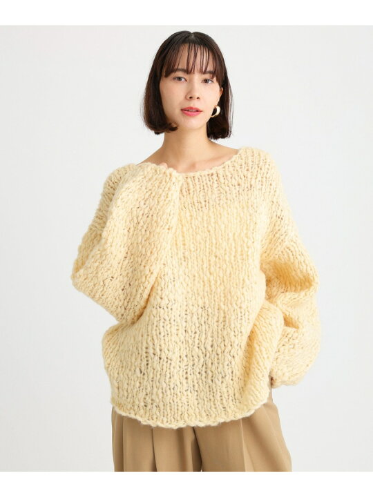 楽天市場】【SALE／37%OFF】ハンドニットプルオーバー BABYLONE 