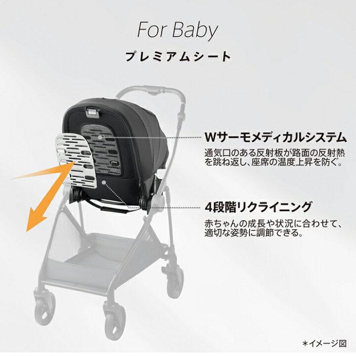 楽天市場】ベビーカー アップリカ ルーチェ フリー AB[ベージュBE]/ A 