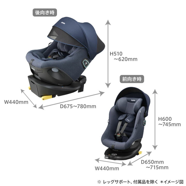楽天市場】チャイルドシート アップリカ クルリラ プライト[ナイト 