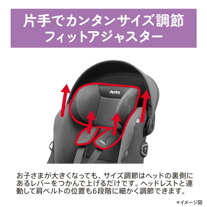 楽天市場】チャイルドシート アップリカ クルリラ プライト/ 回転式 