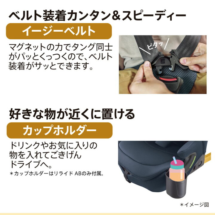 楽天市場】ジュニアシート アップリカ リライドAB[ネイビーNV 