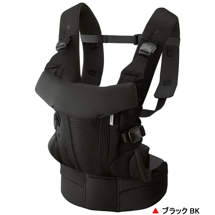 楽天市場】抱っこひも アップリカ ラクリス[ブラックBK]/ 新生児対応 