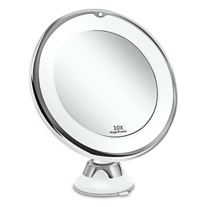 �g�勾 ���C�N 10�{ ���C�g�t�� 10�{�g�勾 �� 10�{�g�� LED���ϋ� �~���[ ������ ���C�g�t���g�勾 �g��~���[ ��チ�C�N�~���[ �g�勾 �z�Ճ��b�N�� LED�~���[ 360�x��] �~���[ �X�^���h�~��