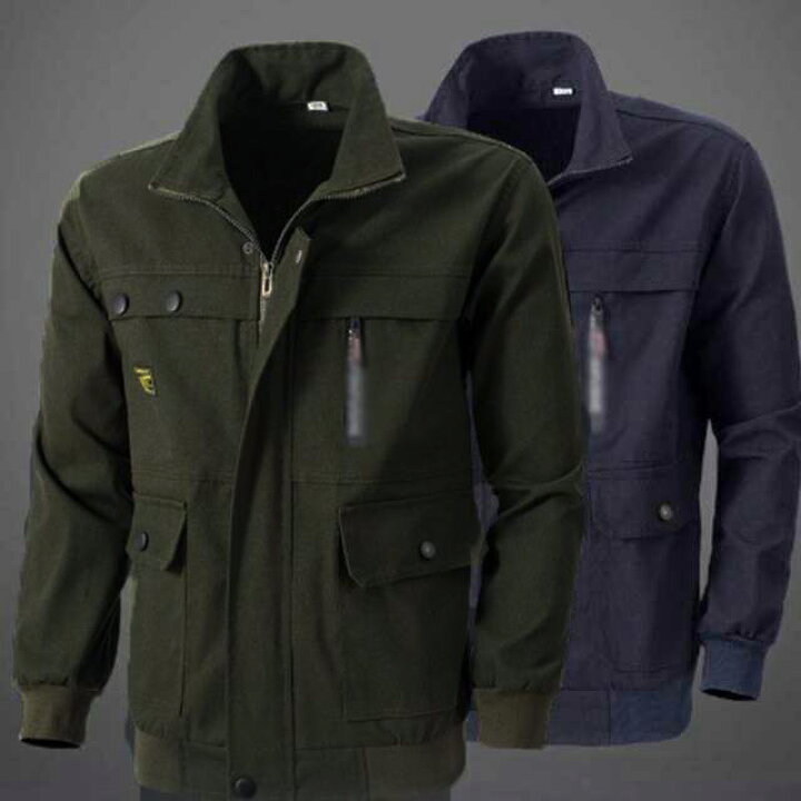 楽天市場】作業服 メンズ 上下セット ジャケット ロングパンツ 2点 