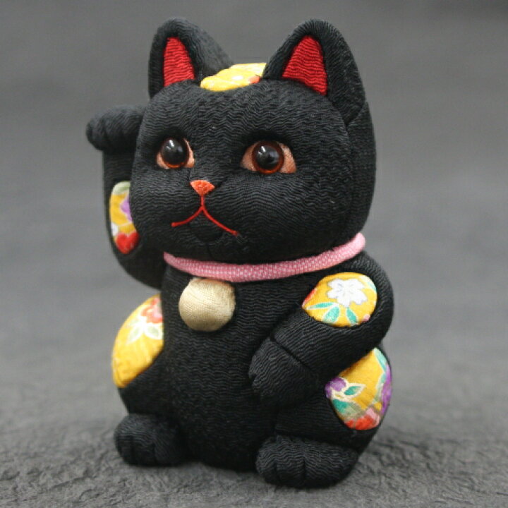 楽天市場】招き猫 置物 金/白/黒/赤 大 13cm 柿沼人形 日本製 : 手 