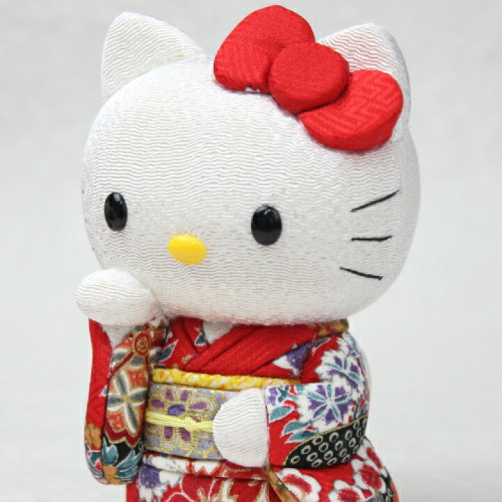 楽天市場】招き猫 キティちゃん 大人 プレゼント 着物 柿沼人形  