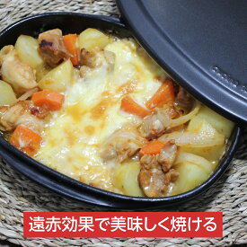 日本製 グリルパン 蓋付き 魚焼きグリル グリルプレート 焼き魚 陶器 電子レンジ オーブン 直火 フタ付きグリラー セラミック 遠赤外線 萬古焼 四日市 弥生陶園