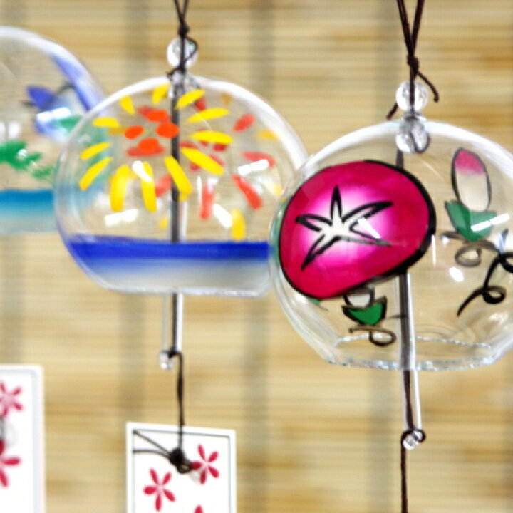 楽天市場 江戸風鈴 ガラス 金魚 花火 朝顔 紫陽花 赤富士 招き猫 篠原風鈴本舗 日本製 手しごと本舗
