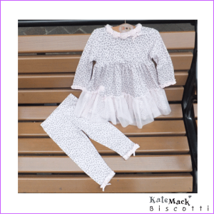 �Ƃт����肨�����ȃx�r�����Ɂ�Biscotti�@���I�p�[�h �h���X�Z�b�g�@LEOPARD LULLABY(12-24M)�@kate Mack �P�C�g�}�b�N �@02P03Sep16