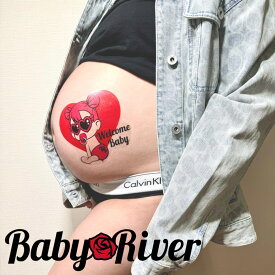 ハートベリー BabyRiver A5サイズ マタニティフォト シール マタニティシール ブランド ベビーリバー SNS映え