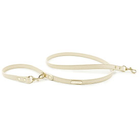 お散歩 カフェリード ＼ショルダーリードパーツ＆ダブルリボン追加／ 犬 リード 小型犬 合成皮革 おしゃれ 迷子防止 脱走防止 頑丈 合皮 トイプードル チワワ マルチーズ ペット用品 ギフト プレゼント 人気 ブランド ペットリード