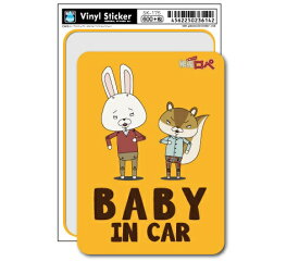 楽天市場 紙兎ロペ ベビーインカー ステッカーの通販