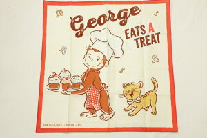 スケーター ランチクロス(約43cmX43cm)おさるのジョージ23柄(KB4)