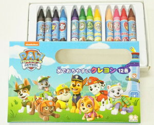 サンスター パウパトロール水でおちやすいクレヨン12色セット