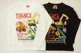 【あす楽対応】TOMICAトミカ長袖Tシャツ建設車両 (油圧ショベル かにクレーン リジットダンプトラック)TMC226-68132