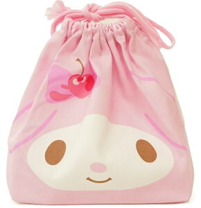 サンリオ 底板付きランチ巾着 マイメロディWH