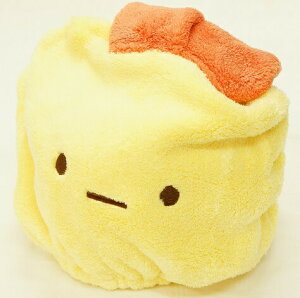 【メール便利用!送料込み】サンタン マイクロファイバーキャップタオル すみっコぐらし えびふらいのしっぽSG-0699(配送区分B)