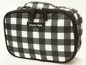 【メール便利用!送料込み】Hanna Hula ハンナフラ マルチポーチ おむつポーチ (ギンガムブラック)COP-GBK