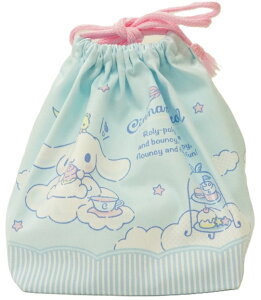 【メール便利用!送料込み】サンリオ 底板付きランチ巾着 シナモロールWH