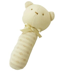 【メール便利用！送料込み】オーガニックコットン鈴入りラトル スティックタイプ44-00134【シンクビー】(配送区分E50)