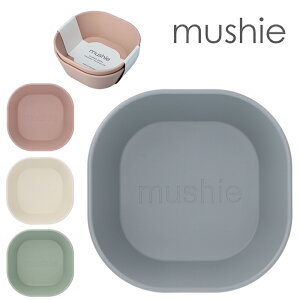 mushie VG {E 2Zbg xr[ Square bowls Set 2 Pack BPA t[ H H  Hpi Ԃ V  oYj a ݃J[ Mtg v[g k 0 1