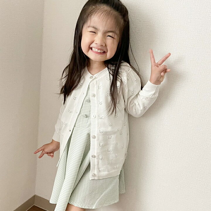 楽天市場】カーディガン キッズ 薄手 ベビー 女の子 春 夏 秋 オール 