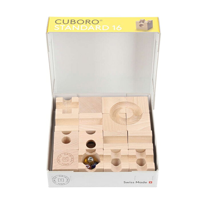 楽天市場】CUBORO キュボロ スタンダード 16 STANDARD 16 積み木 