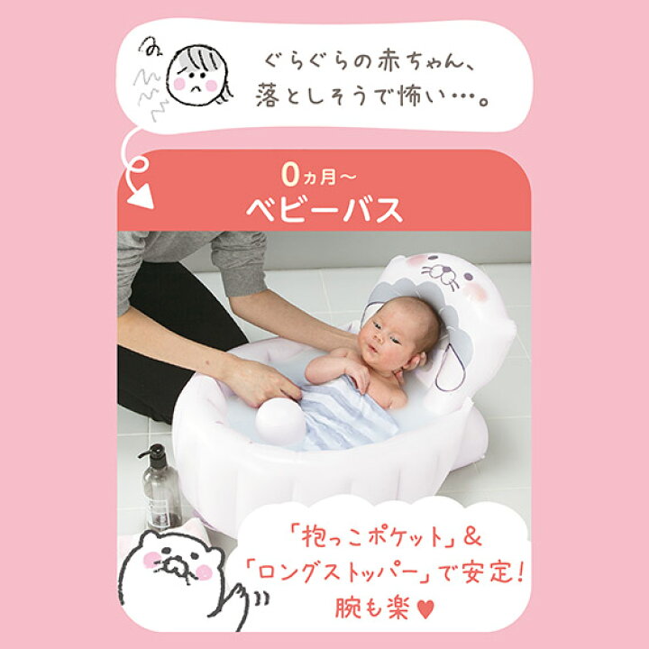 楽天市場 マラソン期間ママ割でp2倍 ピープル ラッコハグ 出産準備 出産祝い 沐浴 サポート 新米パパママ ２人目お風呂 ベビーバス バスシート 要エントリー 7 19 00 7 26 01 59まで 赤ちゃんデパート