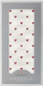 【P2倍　11/14〜11/15】【ニューキャッスルクラシックス】 スワドルバンブーモスリン1枚入り【NC-SB2079】 Two Hearts 【日本正規品】Newcastle Classics　おくるみ